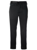 drawstring detailing crooped trousers