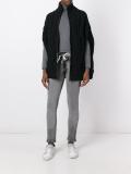 cable knit zipped jacket