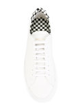 checkered heel sneakers