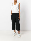 cropped wide-leg trousers