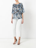 floral print blouse