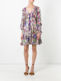 floral print V-neck dress