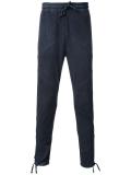 drawstring tapered trousers