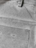 diagonal slim-fit trousers