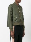 cropped bomber jacket