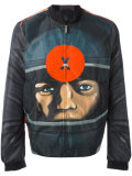 Target Print bomber jacket