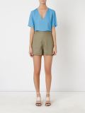 v-neck blouse