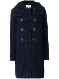 hooded duffle coat