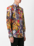 Patchwork print shirt 