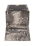 snakeskin effect clutch 