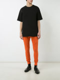 quilted panel track pants