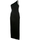 one shoulder embellished dress