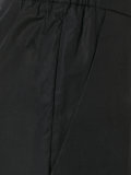 pleat detail cropped trousers