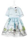 Paris print dress