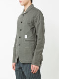 contrasting stitch jacket