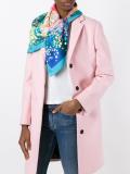 floral animal motif scarf