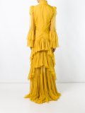 tiered ruffled gown 
