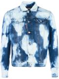heavily bleached denim jacket