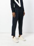 cropped tailored trousers