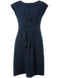 draped front dress