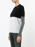 colour block jumper 