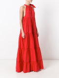 flared maxi dress