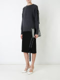 lace-up jumper 