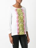 lace panel blouse 