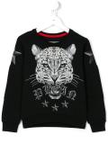 tiger print sweatshirt