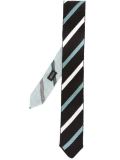 striped knit tie
