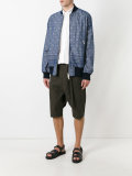 Aloha printed bomber jacket 