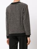 round neck striped jumper
