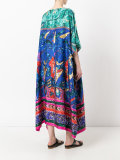 patterned maxi dress