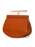 T-bar handle satchel