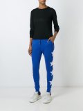 patched stars track pants