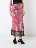 Romance Was Born x Ultra Violet 'Tenderly Brocade' skirt
