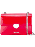 logo heart shoulder bag