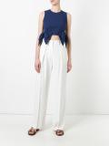 high-waisted trousers 