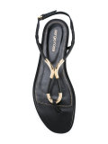 rounded thong sandals