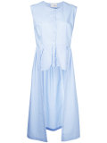 sleeveless asymmetric blouse 