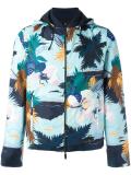 reversible tropical print jacket