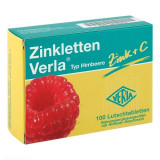 Zinkletten Verla婴儿/儿童/孕妇补锌+覆盆子维C含片100片 改善厌食 提高免疫力
