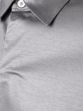 metallic effect polo shirt