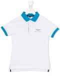 logo print polo shirt