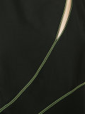 stitched cut-out dress