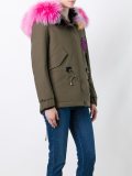 fur collar parka 