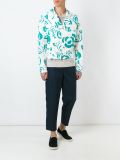 贴袋花卉夹克