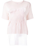 tulle smocked T-shirt