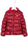 reversible Love print padded jacket