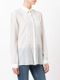 embroidered bib shirt 